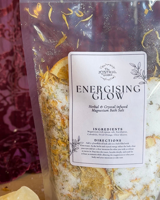 Energising Glow – Herbal & Crystal Infused Bath Salt