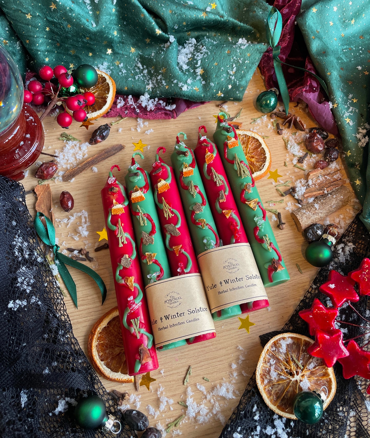 Yule ❄️ Winter Solstice Intention Candles