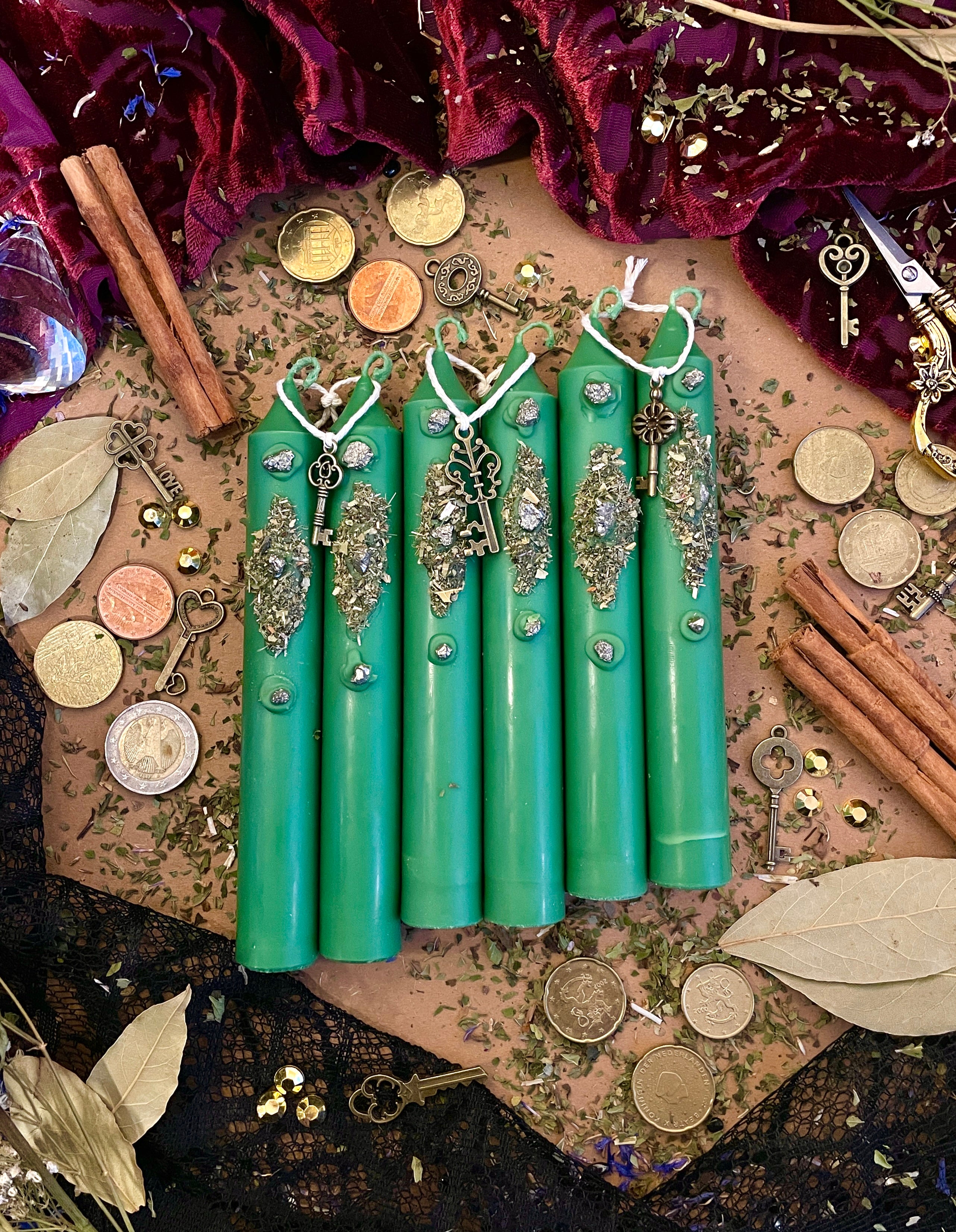 Unlock Wealth 💰 Intention Candles