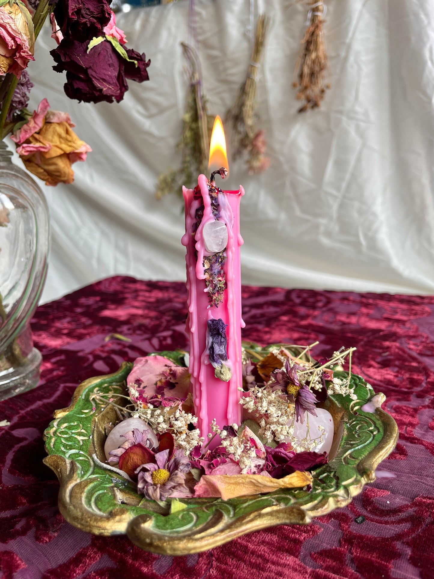 Attract All Love candles Burning