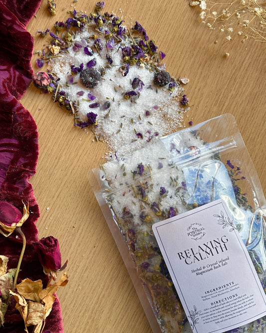 Relaxing Calmth – Herbal & Crystal Infused Bath Salt