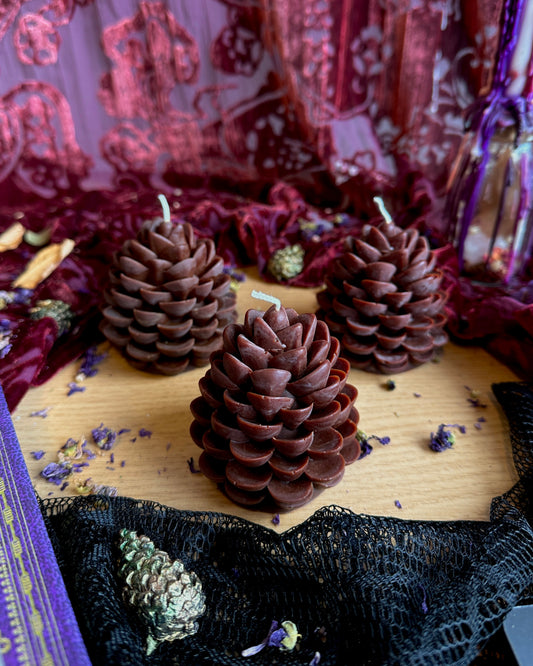 Pinecone Candle